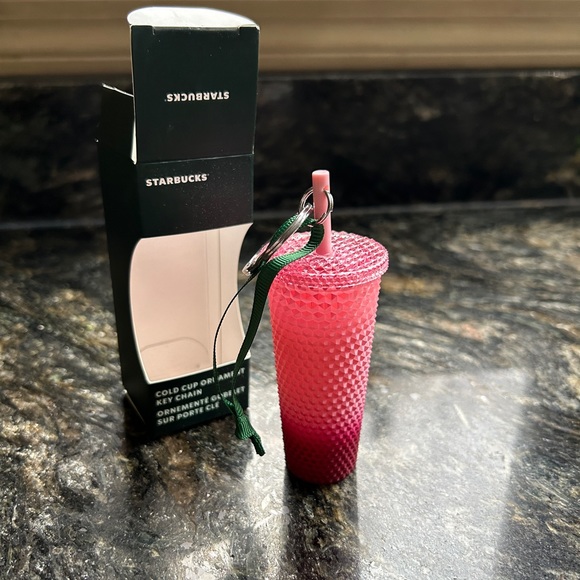 EUC Starbucks Tumbler Ornament Pink Ombre - Picture 4 of 6
